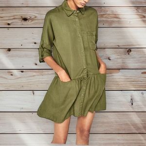 Zara | Dresses | Zara Olive Green Oversize Shirt Dress | Poshmark Zara | Dresses | Zara Olive Green Oversize Shirt Dress | Poshmark